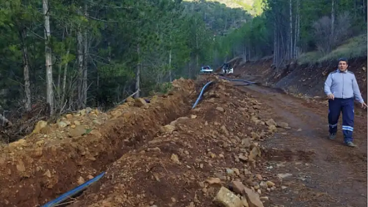 Büyükşehirden Dalaman'da Ek Su Kaynağı Çalışması