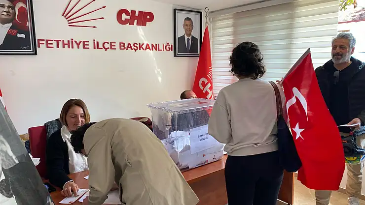 CHP Önseçiminde Sandıklar Kuruldu, Fethiye'de Yoğun İlgi