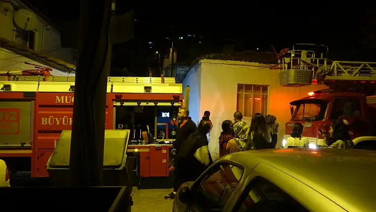 Çıkan yangın korkuttu