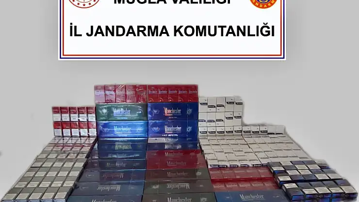 Çok miktarda kaçak sigrara yakalandı