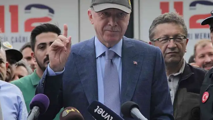 Cumhurbaşkanı Erdoğan: 'Yangın büyük oranda kontrol altına alındı'