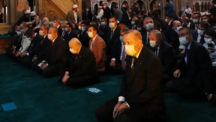 Cumhurbaşkanı Erdoğan bayram namazını Muğla'da kıldı