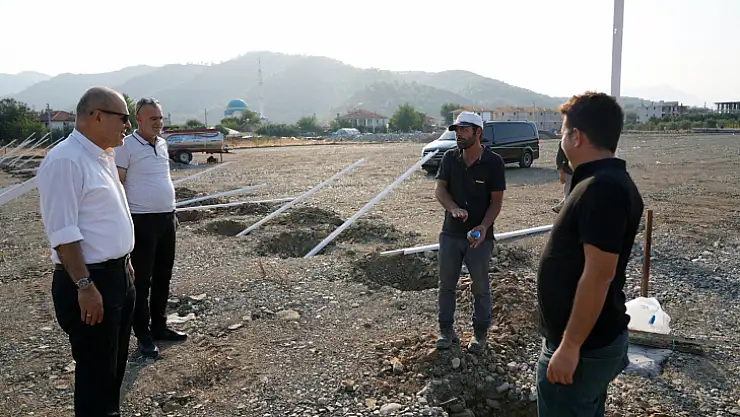 Bitki üretim merkezi yapımı devam ediyor