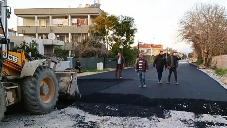 Dalaman'da Sıcak Asfalt Çalışmaları Sürüyor