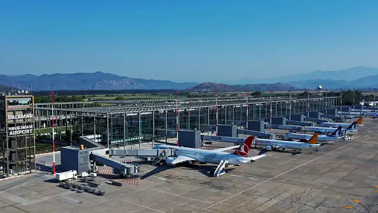 Dalaman Havalimanına 6 Ayda 2 Milyon 2 Bin 226 Yolcu