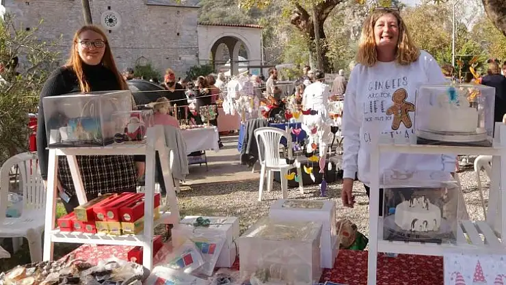 Dalyan'da Noel Pazarı yoğun katılımla gerçekleştirildi