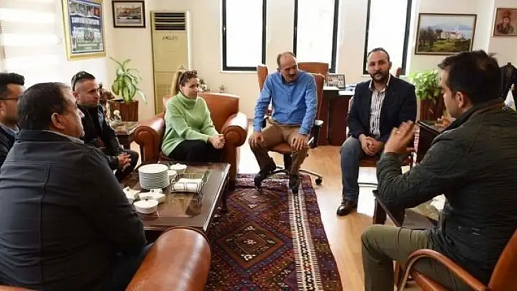 Dalyan'dan Başkan Saatcı'ya destek ziyareti