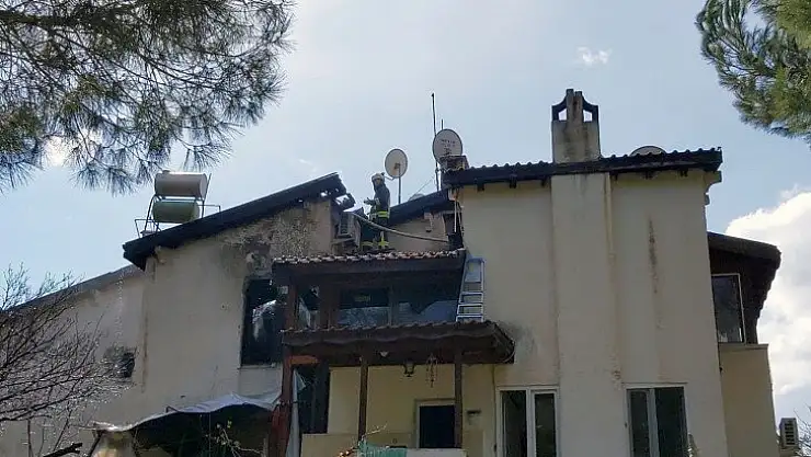  Datça Aktur tatil sitesinde yangın
