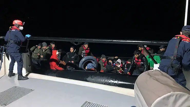 Datça'da 31 Düzensiz Göçmen Yakalandı