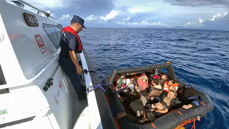 Datça'da göçmenler kurtarıldı