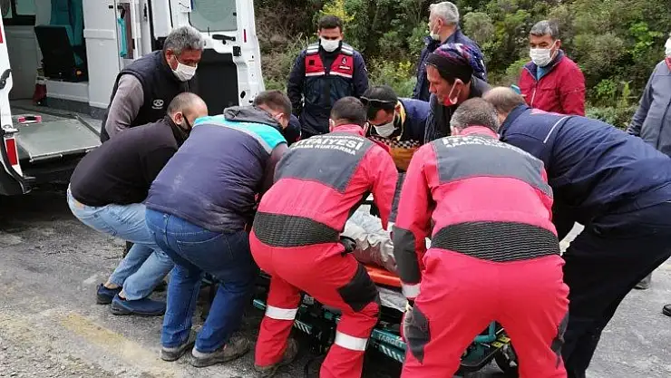 Datça'da kaza: 1 yaralı