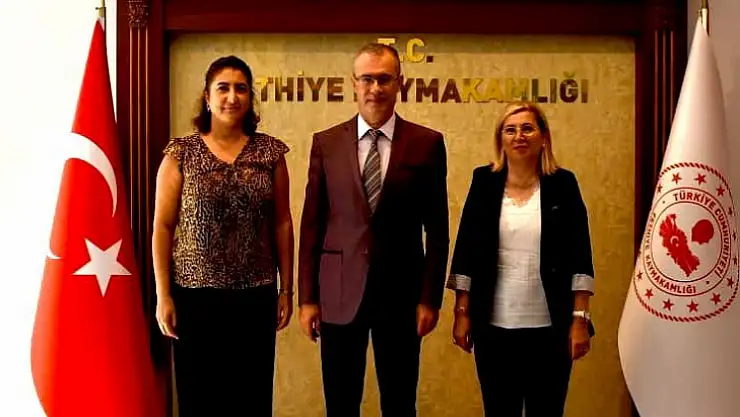 Dekan Yur'dan, Kaymakam Ertaş'a ziyaret