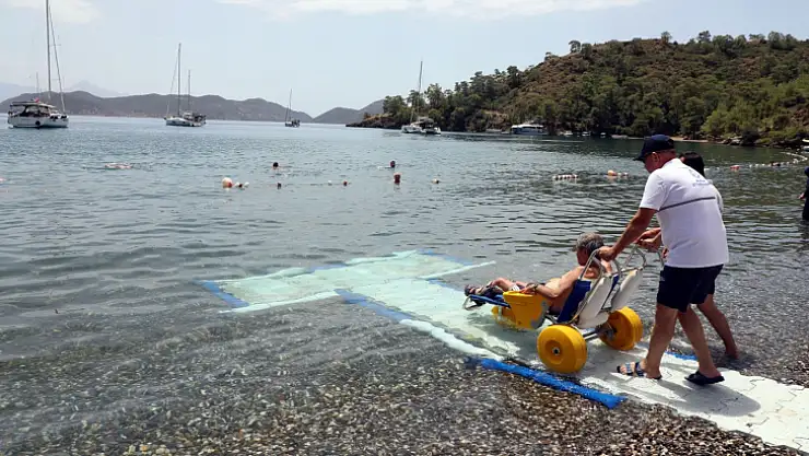 Deniz keyfi engelsiz yaşanabiliyor