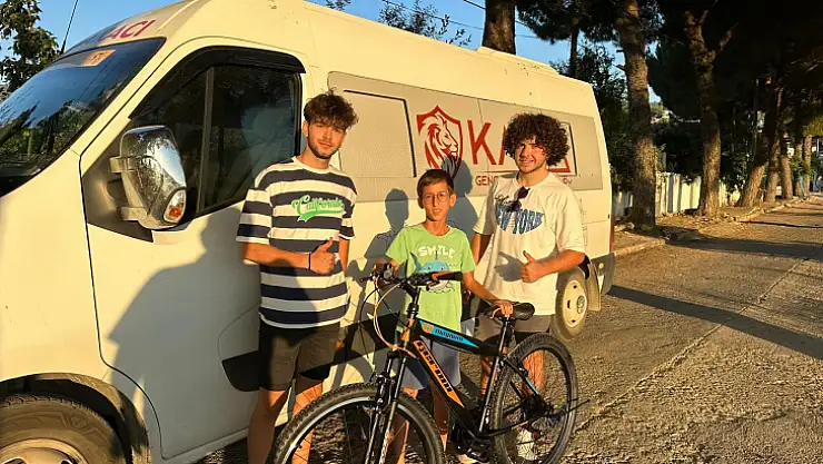 Depremzede Çocuklara Bisiklet Morali