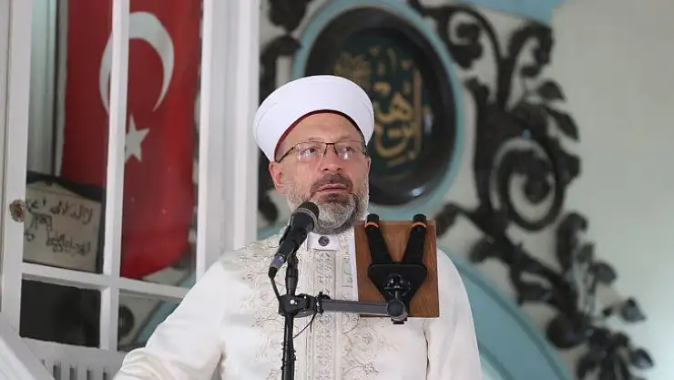 Diyanet İşleri Başkanı Erbaş Muğla'da hutbe okudu