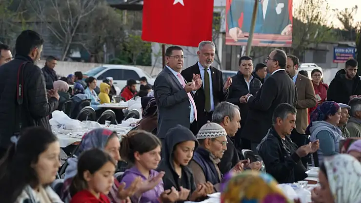 Dörtyol sakinlerine, iftar yemeğinde güzel haberler verildi