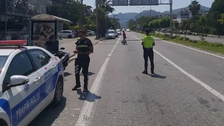 Drone destekli trafik denetimi