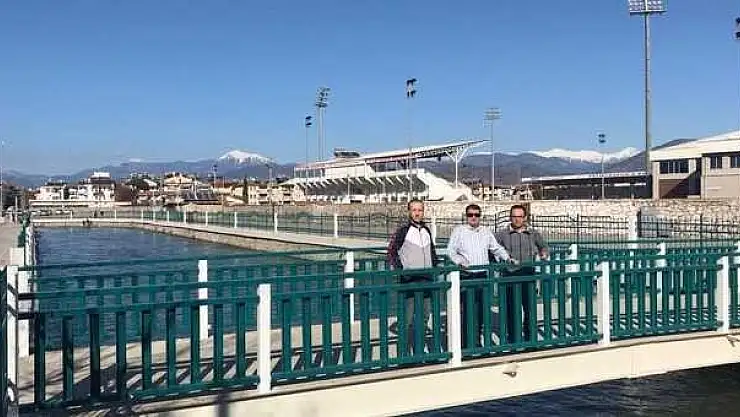 DSİ YETKİLİLERİ SU KANALINDA İNCELEME YAPTILAR…