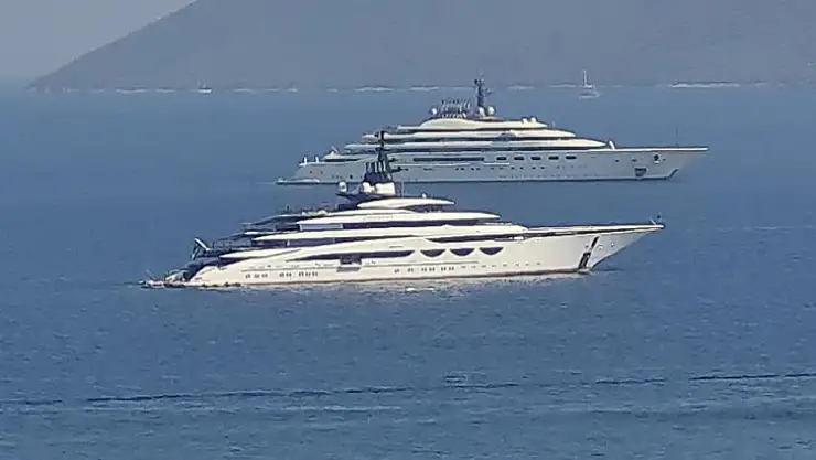 Dünya zenginlerinin yatları Bodrum'da