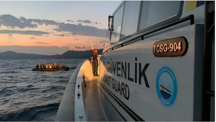 Düzensiz göçmen kurtarıldı