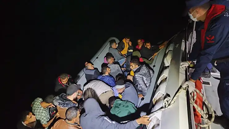 Düzensiz göçmen kurtarıldı