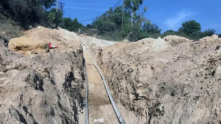 Ekipler, hattın kadastral yola taşınması için çalışma başlattı