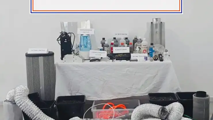 EVDE UYUŞTURUCU İMALATINA JANDARMA OPERASYONU