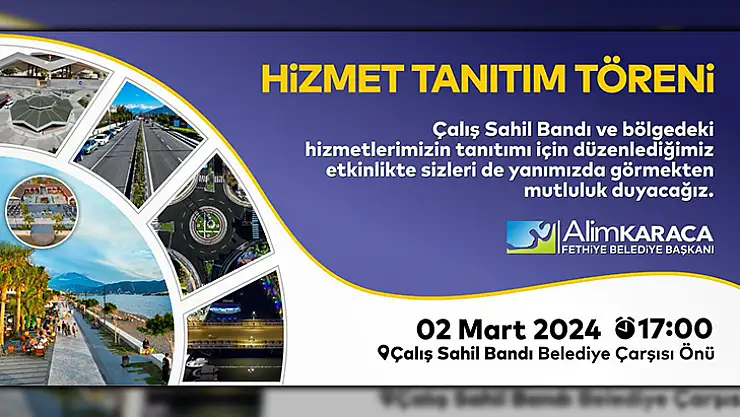 Fethiye Belediyesi'nden Toplu Tanıtım Töreni