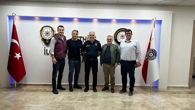 Fethiye ÇALIŞ-DER'den Emniyet Müdürü Yüceur'a Ziyaret