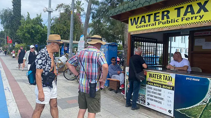 Fethiye Çalış Hattında Su Taksisi sezonu başladı