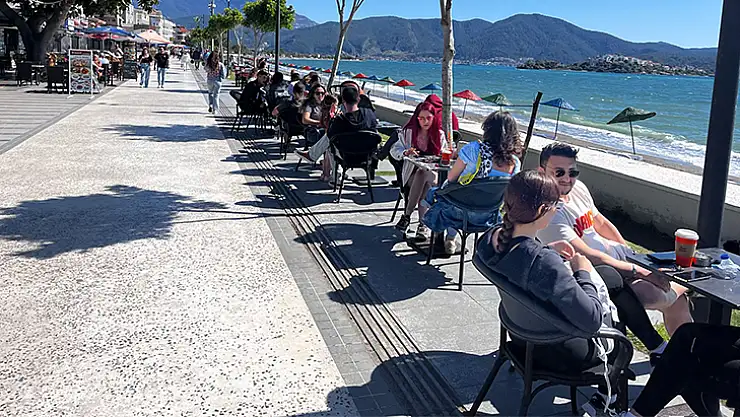 Fethiye Çalış Plajında Deniz Keyfi