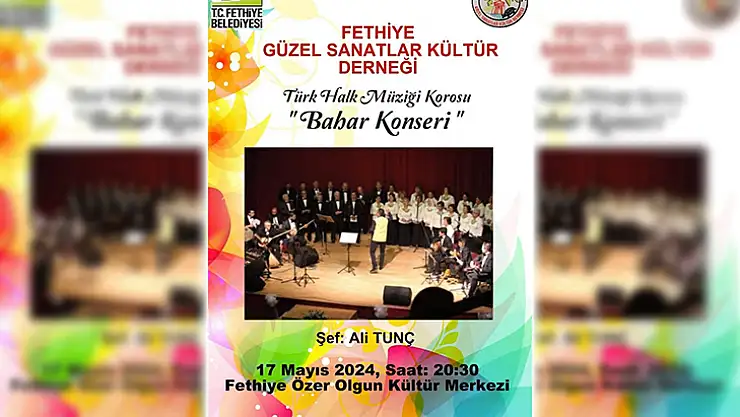 Fethiye'de Ali Tunç'un Şefliğinde Bahar Konseri Düzenlenecek