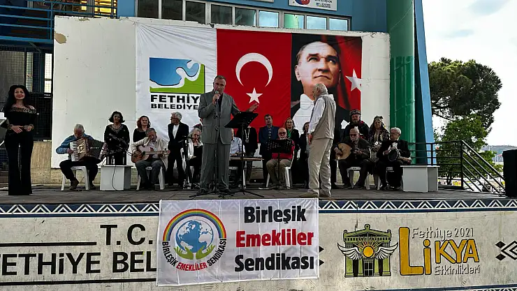 Fethiye'de Birleşik Emekliler Sendikası'ndan konser etkinliği