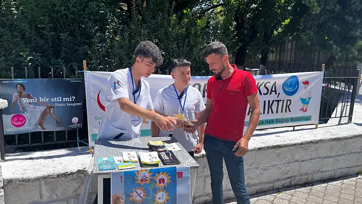 Fethiye'de Dünya Tütünsüz Günü'nde Halk Bilgilendirildi