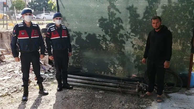 Fethiye'de inşaat malzemeleri çaldığı öne sürülen şüpheli yakalandı