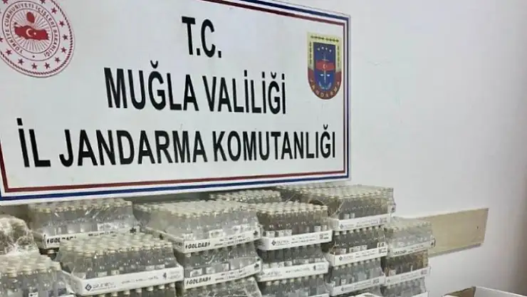 Fethiye' de kaçak içki operasyonu