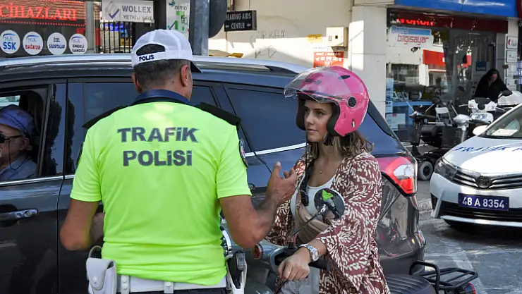Fethiye'de Motosiklet Denetimi Yapıldı