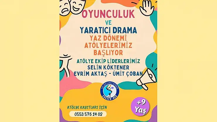 Fethiye'de Oyunculuk Ve Yaratıcı Drama Derslerine Başlıyor