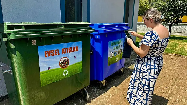 Fethiye'de QR Kodlu Atık Sistemi
