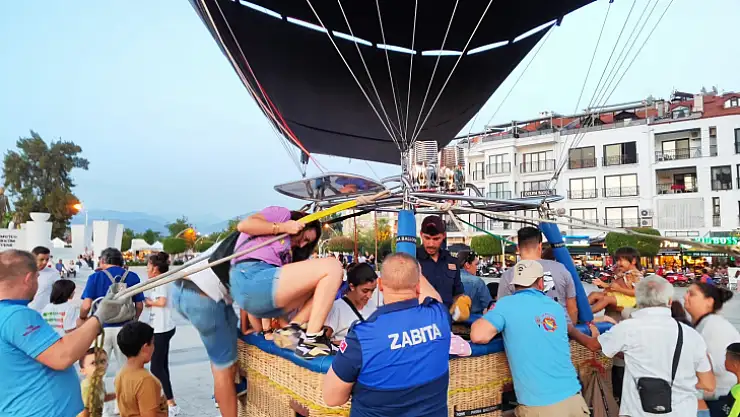 Fethiye'de Sıcak Hava Balonu Şöleni