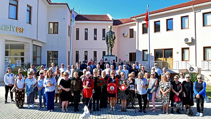 FETHİYE'DEKİ İNGİLİZLERDEN ATATÜRK'Ü ANMA  TÖRENİ