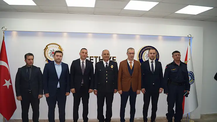 Fethiye İlçe Emniyet Müdürlüğü'nde kokteyl etkinliği