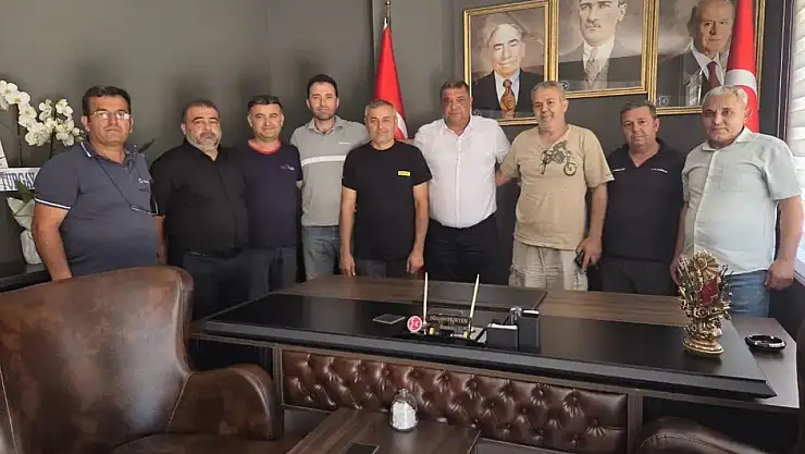 Fethiye Sanayi Esnaflarından MHP İlçe Başkanına Hayırlı Olsun Ziyareti