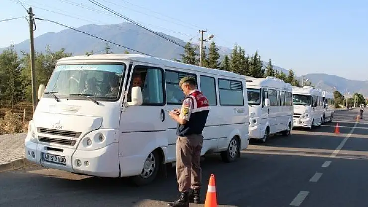 Fethiye'de Öğrenci Servisleri Denetlendi
