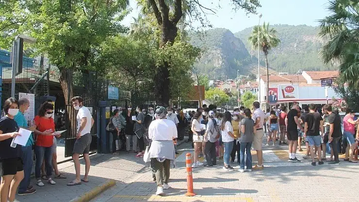 Fethiye'de sınavlar sorunsuz geçti 