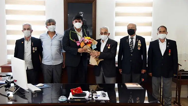 Gaziler ve Şehit Aileleri Derneği Karaca'yı ziyaret etti