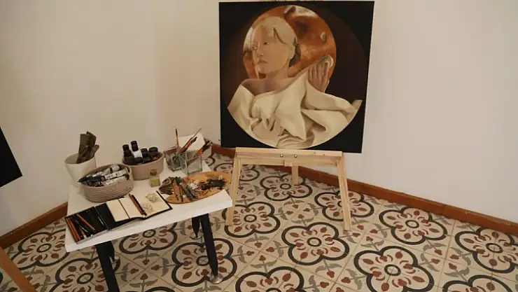 Genç Ressamın Eserleri Sanatseverlerle Buluştu