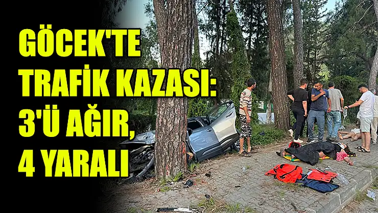 Göcek'te Trafik Kazası: 3'ü Ağır, 4 Yaralı