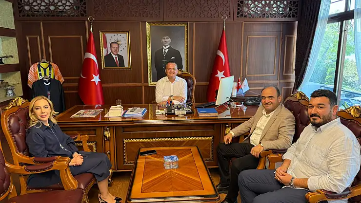 Gökcan ve Akdenizli'den Akkaya'ya Nezaket Ziyareti