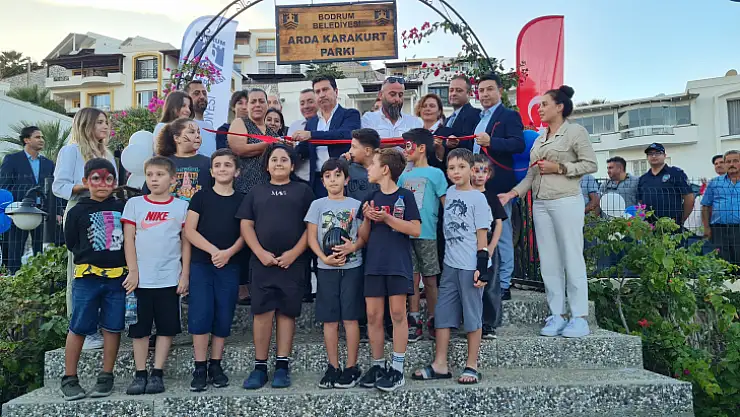 gözyaşları arasında park açılışı